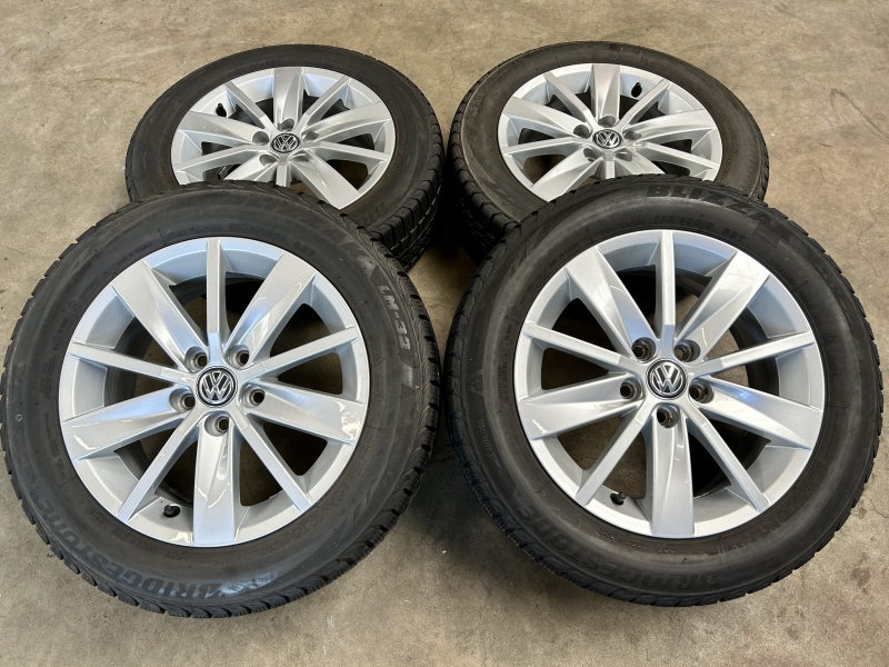 15 inch originele Tosa velgen + winterbanden VW Polo 6C0601025