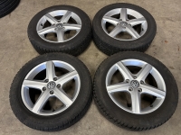 16 inch originele Aspen velgen + winterbanden VW Golf 7 5G0071496 set 1
