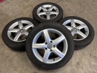 16 inch originele Aspen velgen + winterbanden VW Golf 7 5G0071496 set 1