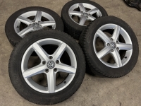 16 inch originele Aspen velgen + winterbanden VW Golf 7 5G0071496 set 1