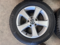 15 inch originele Sima velgen + winterbanden Volkswagen Golf / Caddy 1T1071495A