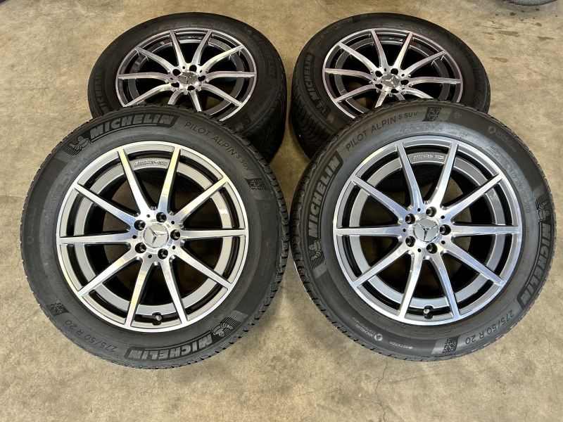 20 inch originele AMG velgen + winterbanden Mercedes GLE 53 63 AMG A1674014000 A1674014100