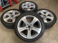 18 inch originele velgen + winterbanden Mercedes  E klasse W213 A2134011400 set 1