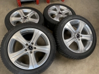 18 inch originele velgen + winterbanden Mercedes  E klasse W213 A2134011400 set 1