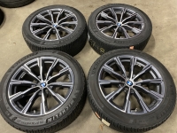 20 inch originele velgen + winterbanden BMW X5 G05 style 740 M 8071996 set C