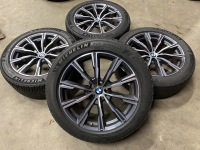 20 inch originele velgen + winterbanden BMW X5 G05 style 740 M 8071996 set C