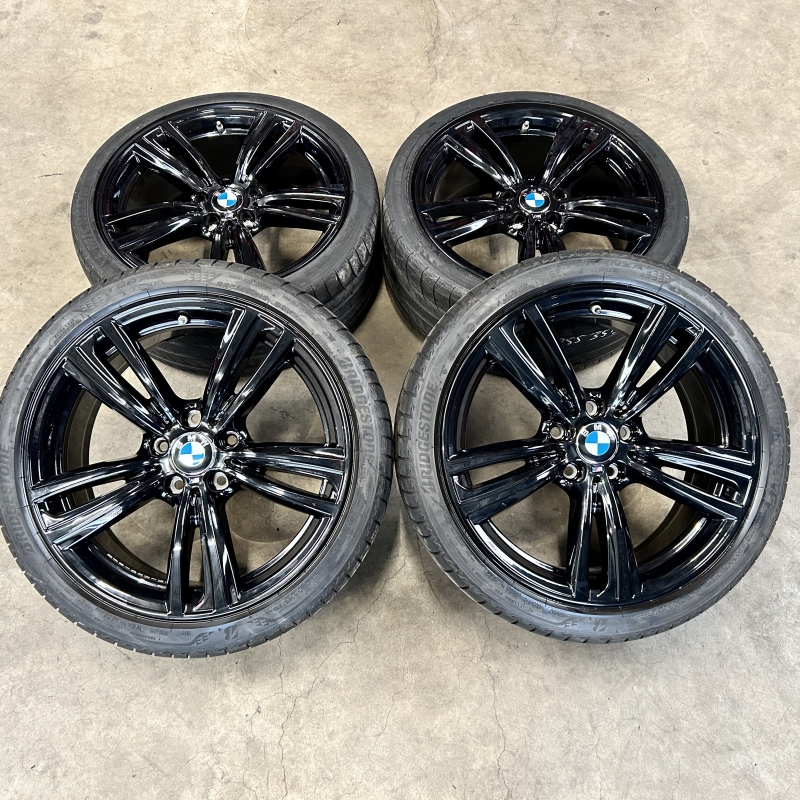 19 inch originele velgen + zomerbanden BMW 3 4 serie style 442