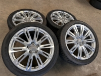 20 inch originele velgen + zomerbanden Audi A8 4H0601025N