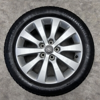 17 inch originele velgen + zomerbanden Opel Astra J | Zafira C 5x115