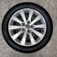 17 inch originele velgen + zomerbanden Opel Astra J | Zafira C 5x115