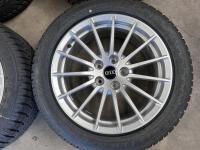 17 inch originele velgen + winterbanden Audi A5 8W0601025AE set 1