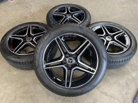 19 inch originele AMG velgen + zomerbanden Mercedes GLB GLA A2474011500 set 1