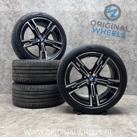 18 inch originele M velgen + zomerbanden BMW 3 4 serie style 848 M 8746631 | 8746632