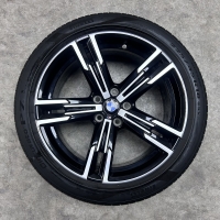 18 inch originele M velgen + zomerbanden BMW 3 4 serie style 848 M 8746631 | 8746632