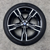 18 inch originele M velgen + zomerbanden BMW 3 4 serie style 848 M 8746631 | 8746632