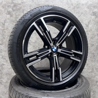 18 inch originele M velgen + zomerbanden BMW 3 4 serie style 848 M 8746631 | 8746632
