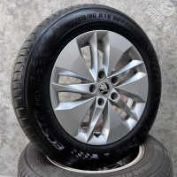 16  inch originele velgen + zomerbanden Skoda Octavia 5E3601025AH