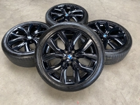 zwarte 19 inch originele velgen BMW X1 F48 X2 F39 style 511