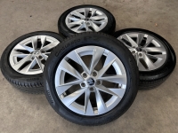17  inch originele Rotare velgen + zomerbanden Skoda Octavia 5E3601025