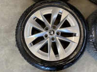 17  inch originele Rotare velgen + vierseizoenenbanden Skoda Octavia 5E3601025