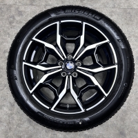 19 inch originele velgen + Michelin winterbanden BMW X3 X4 style 887 M set 1