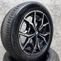 19 inch originele velgen + Michelin winterbanden BMW X3 X4 style 887 M set 1