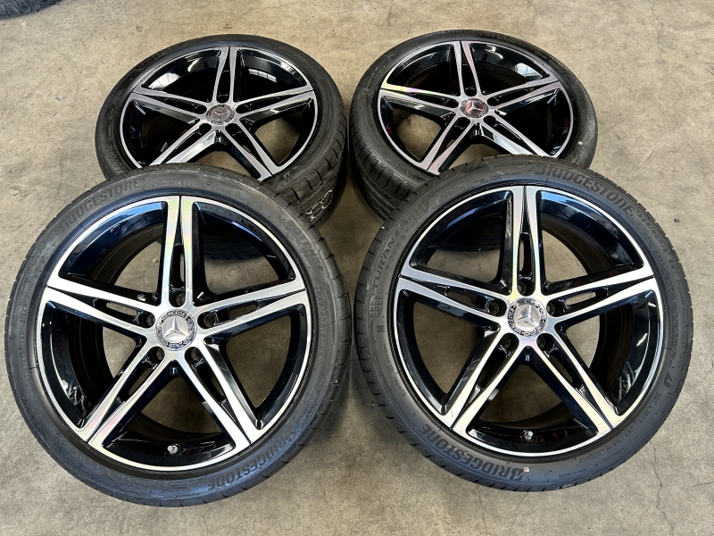 18 inch originele velgen + zomerbanden Mercedes A B klasse CLA A1774010700 