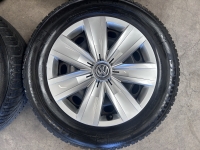 16 inch originele velgen + wieldoppen + winterbanden Volkswagen T-Roc set 1