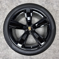 21 inch originele velgen + zomerbanden Porsche Macan 95B601025FE 95B601025FF