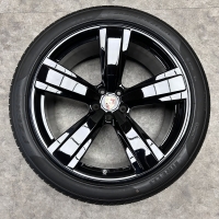 21 inch originele velgen + zomerbanden Porsche Macan 95B601025FE 95B601025FF