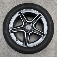 19 inch originele AMG velgen + winterbanden Mercedes GLB GLA A2474011500