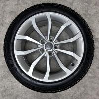 18 inch originele velgen + winterbanden Audi A4 B9 225 45 18 8W0601025ED (set A)