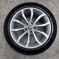 18 inch originele velgen + winterbanden Audi A4 B9 225 45 18 8W0601025ED (set A)
