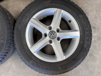 15 inch originele Aspen velgen + winterbanden Volkswagen Golf 5G0071495 