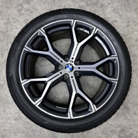 21 inch originele velgen + zomerbanden BMW X5 X6 G05 G06 style 741 M 8071998&nbsp;8071999&nbsp;set 1