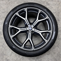 21 inch originele velgen + zomerbanden BMW X5 X6 G05 G06 style 741 M 8071998&nbsp;8071999&nbsp;set 1