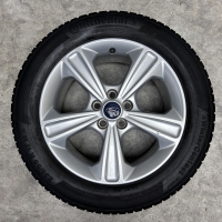 17 inch originele velgen + winterbanden Ford Kuga