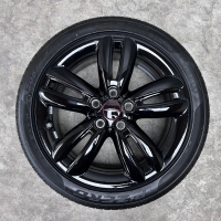 17 inch originele JCW velgen + zomerbanden Mini Cooper One JCW 501 6856057 set 1