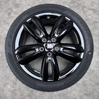 17 inch originele JCW velgen + zomerbanden Mini Cooper One JCW 501 6856057 set 1