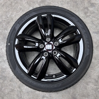 17 inch originele JCW velgen + zomerbanden Mini Cooper One JCW 501 6856057 set 1