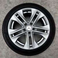 17 inch originele velgen + zomerbanden Mercedes C klasse W204 A2044017502