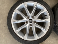 18 inch originele FR velgen + zomerbanden Seat Leon 5F0601025AA