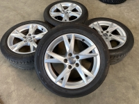 17 inch originele velgen + zomerbanden Audi A4 B9 8W0601025K