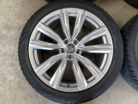 20 inch originele Kaapstad velgen + vierseizoenenbanden Volkswagen Tiguan 5NA601025H zilver