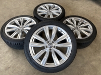 20 inch originele Kaapstad velgen + vierseizoenenbanden Volkswagen Tiguan 5NA601025H zilver