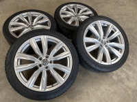 20 inch originele Kaapstad velgen + vierseizoenenbanden Volkswagen Tiguan 5NA601025H zilver