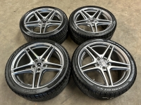 19 inch originele velgen + winterbanden Mercedes C63 S AMG A2054016200 A2054017900 set 1