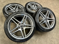 19 inch originele velgen + winterbanden Mercedes C63 S AMG A2054016200 A2054017900 set 1