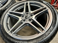 19 inch originele velgen + winterbanden Mercedes C63 S AMG A2054016200 A2054017900 set 1