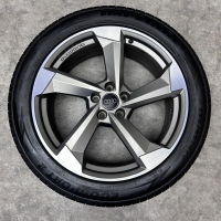 20 inch originele quatro rotor velgen + zomer banden Audi Q5 80A601025S